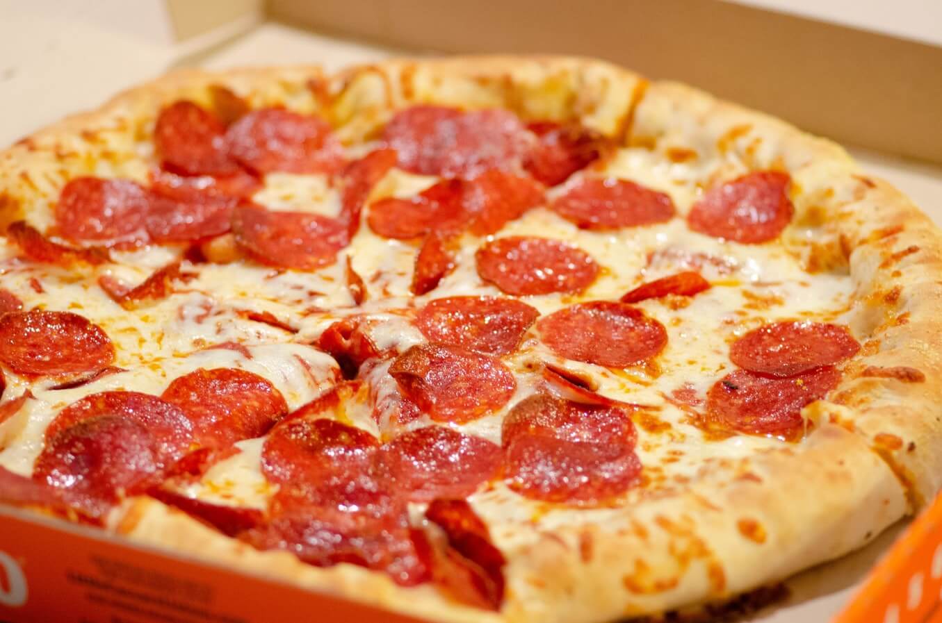 Oppervlakte pizza